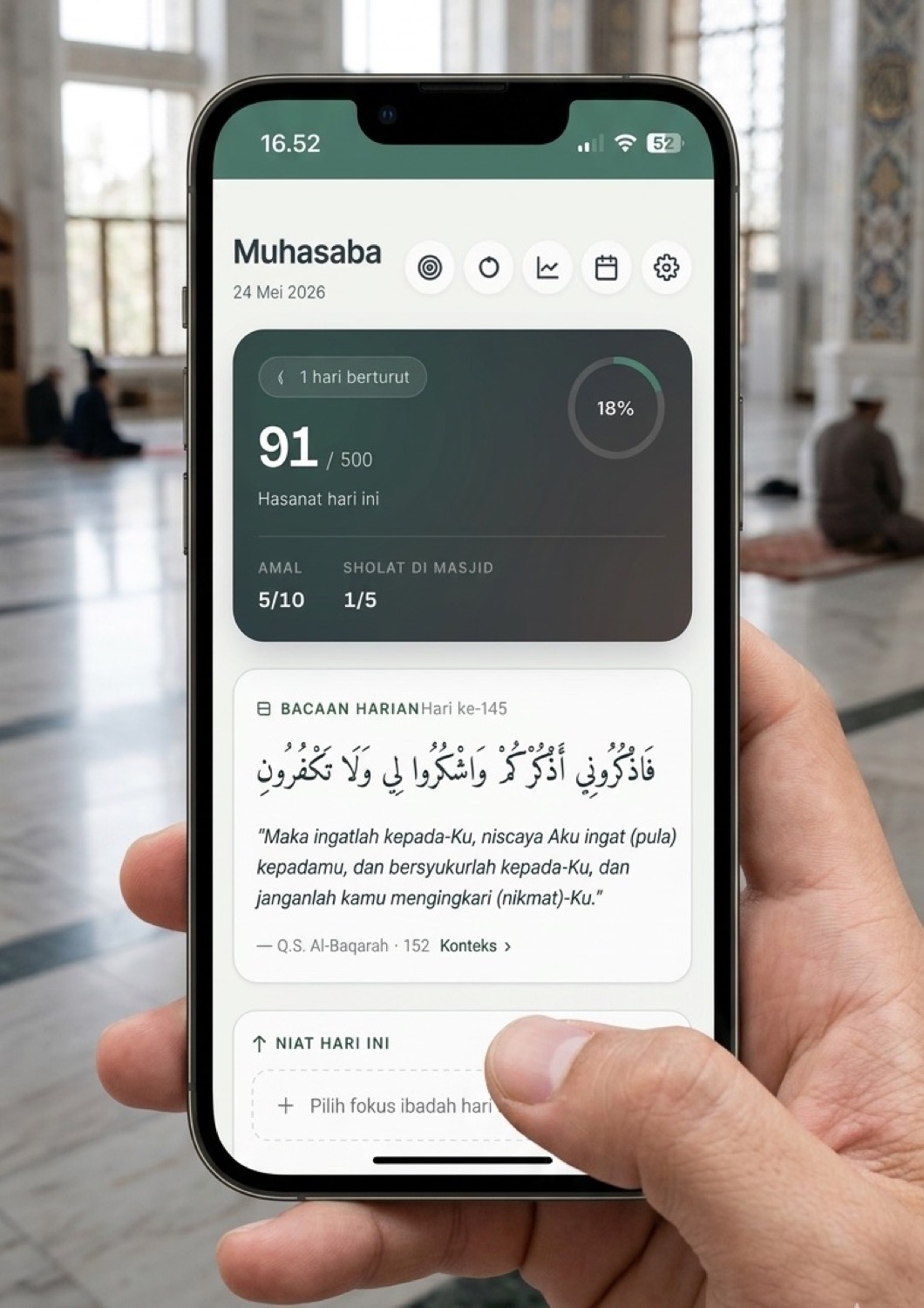 DWT — Tracker Ibadah — Panduan dzikir & doa