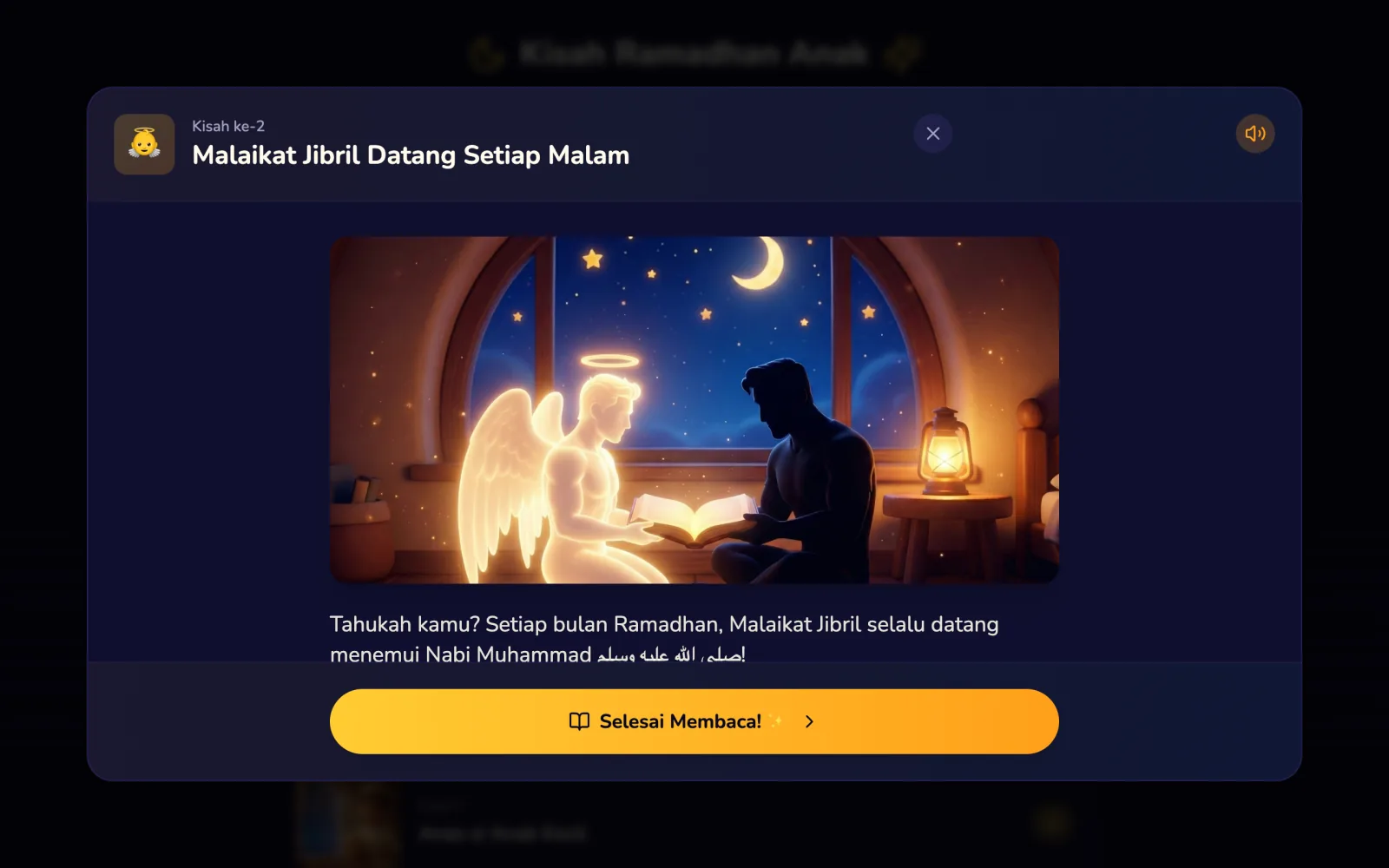 Ramadhan Story Trail — Ilustrasi imersif